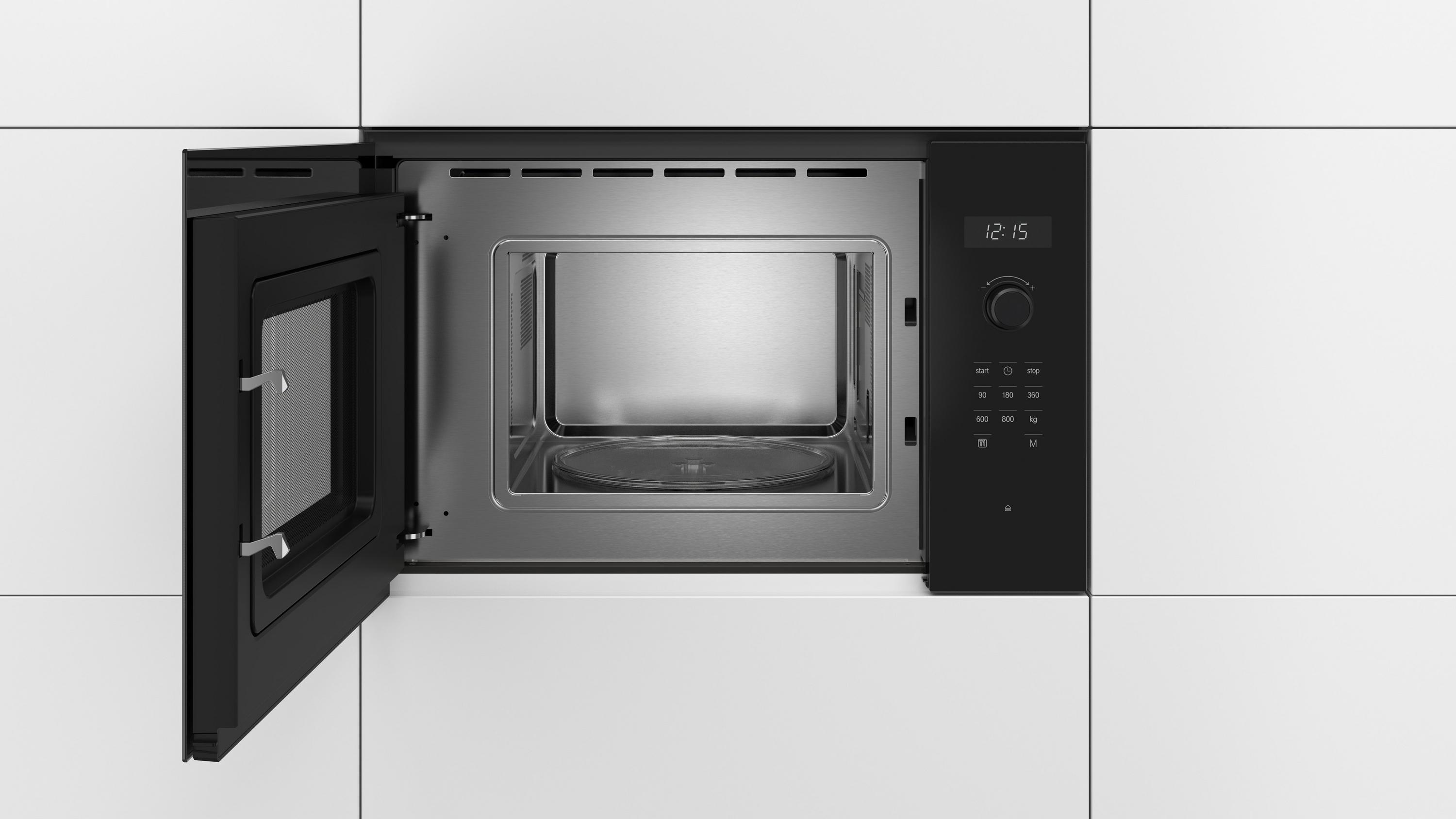 Bosch BFL524MB0 Serie 6 Einbau-Mikrowelle / 900 W /  Elektronische Türöffnung