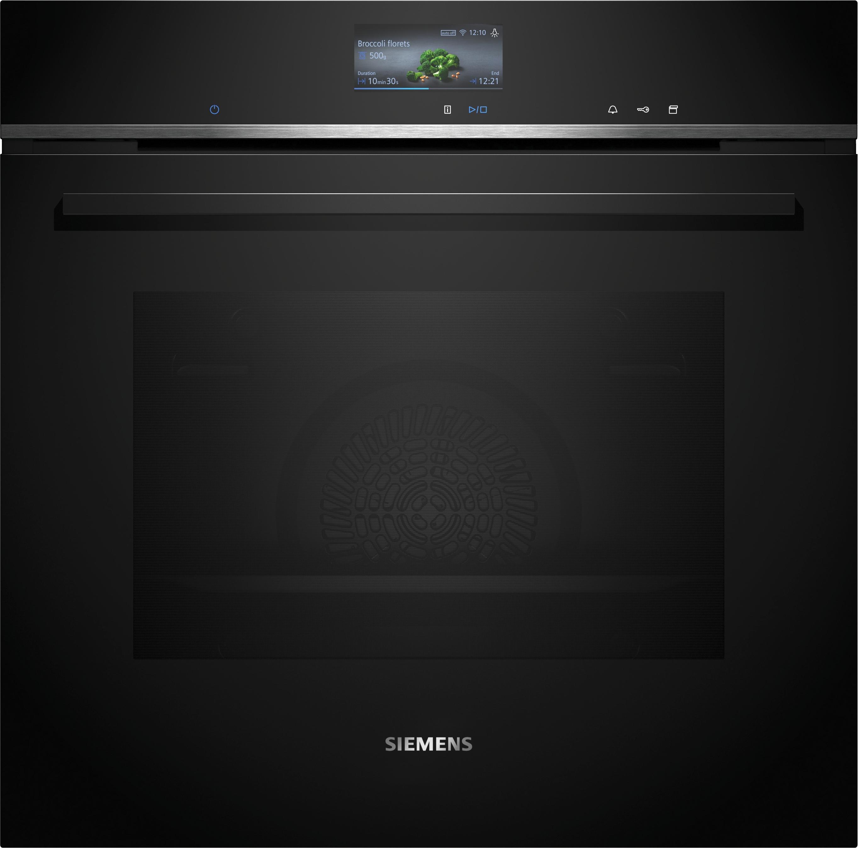 Siemens HR776G1B1 Backofen 71 l 3600 W A+ Schwarz, Edelstahl