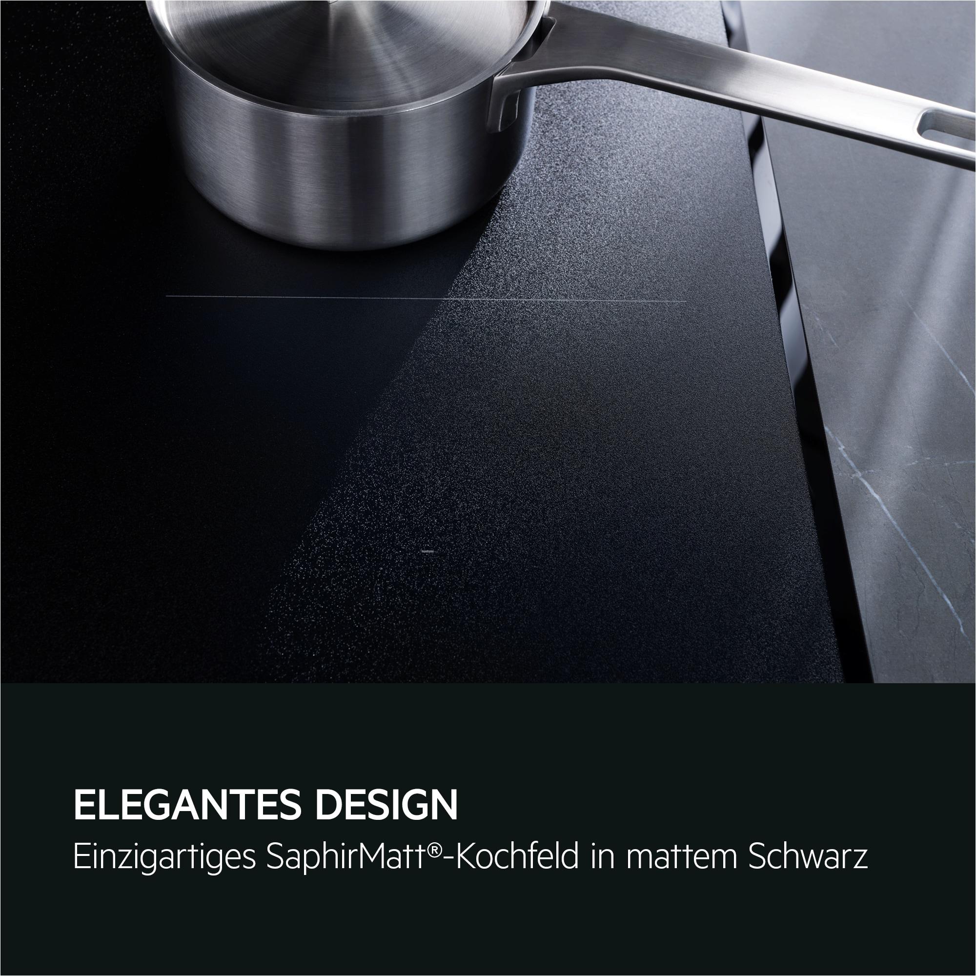 AEG TII84B0FFZ SaphirMatt® Autarkes Induktionskochfeld Hob²Hood 80 cm