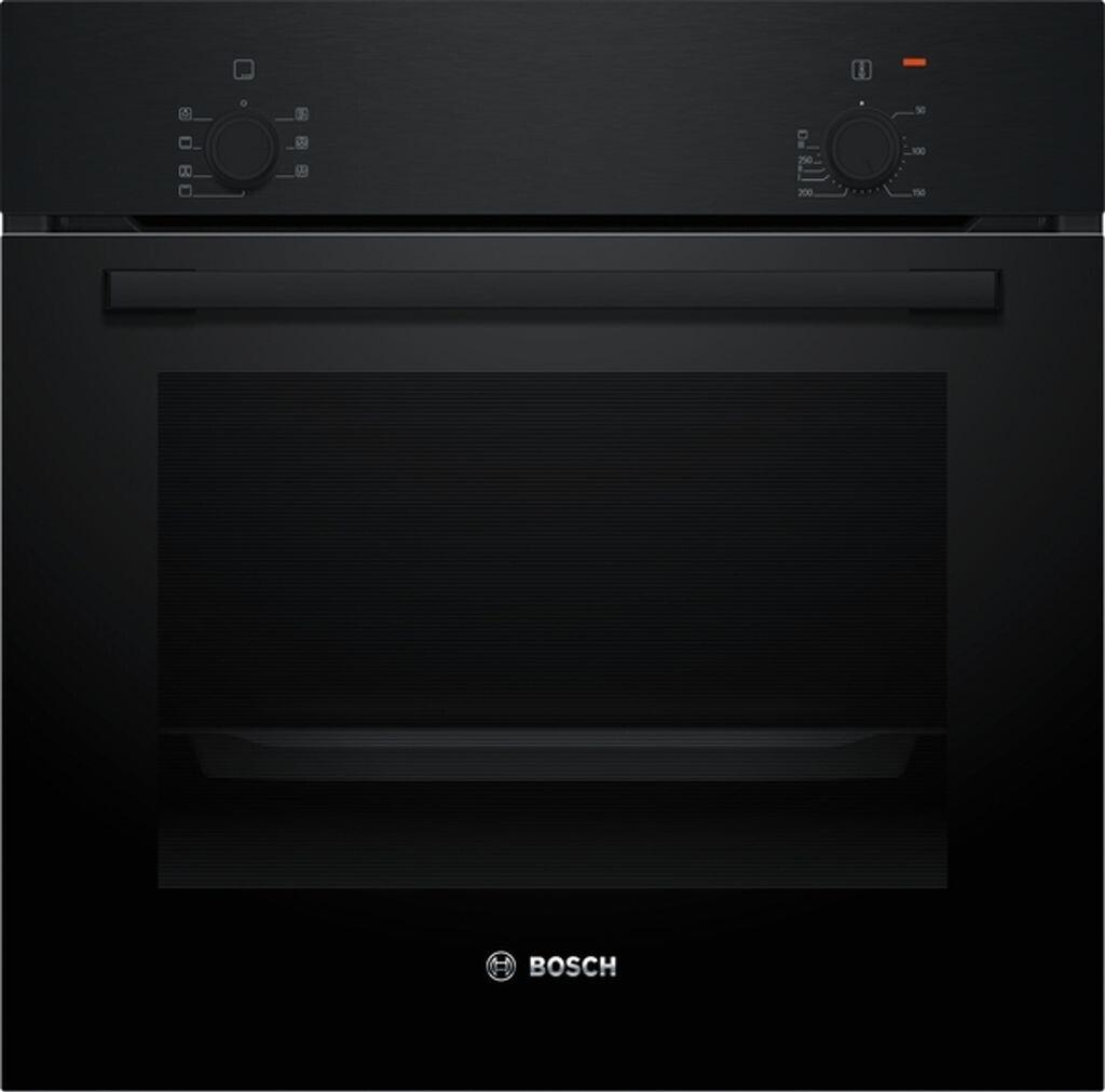 Bosch HBF010BA1 Serie 2 Einbaubackofen 60cm Schwarz 3D-Heißluft 5 Beheizungsarten Schnellaufheizung