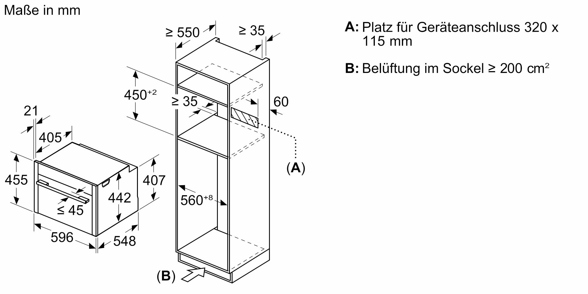 Neff C24MS31N0 N 90, Kompaktbackofen mit Mikrowelle, 60 x 45 cm, Edelstahl