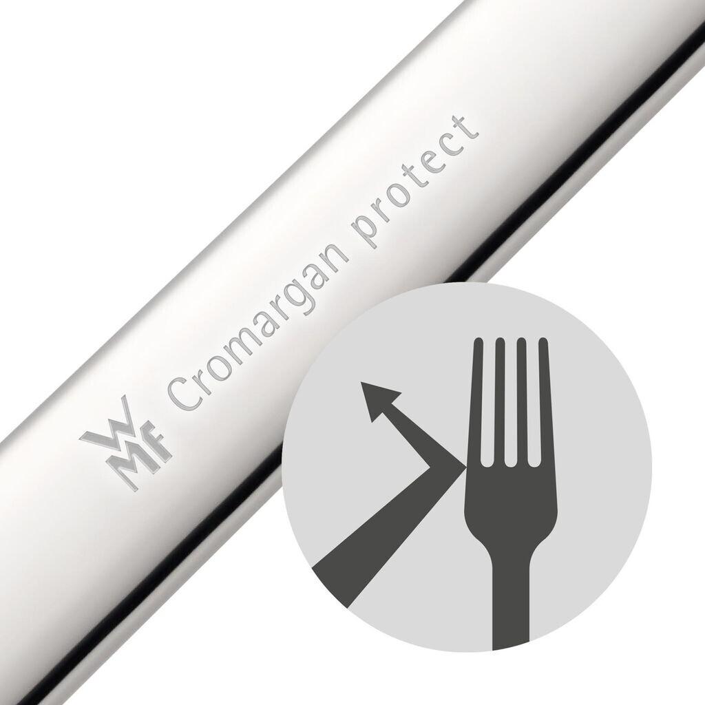 WMF Flame Plus Besteck Set 12 Personen, 66 teilig, 60 Teile mit Servierbesteck, Cromargan protect po
