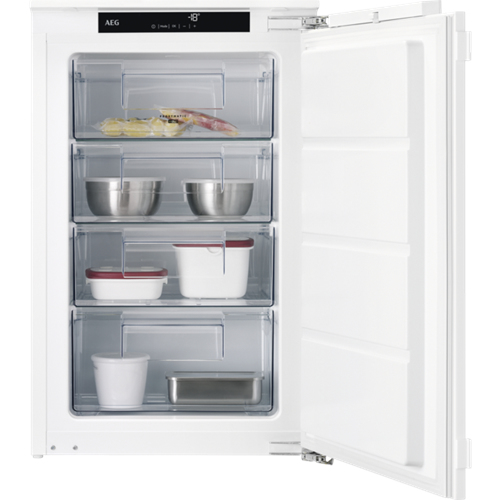 AEG ABE888E1LF Einbau-Gefrierschrank / 880 mm / 98 L / LowFrost, EEK E / Festtürtechnik