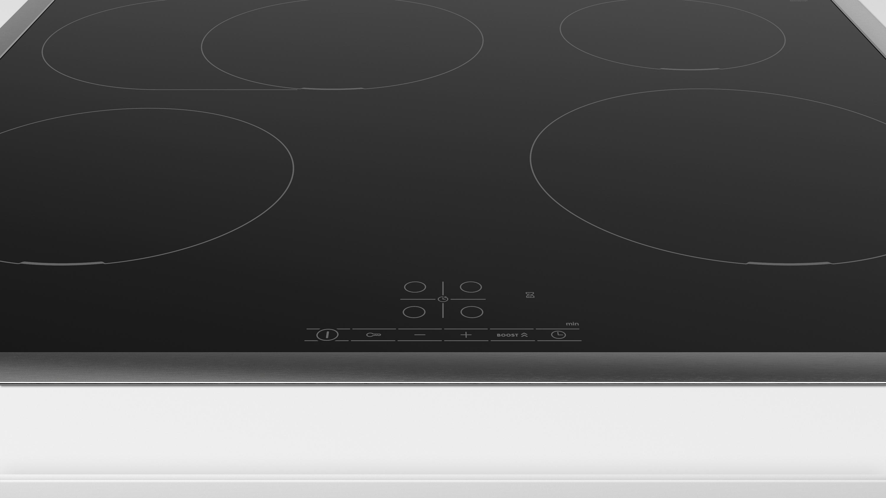 Bosch PIF645BB5E Serie 4 Induktionskochfeld, 60cm, TouchSelect, PowerBoost, ReStart, schwarz