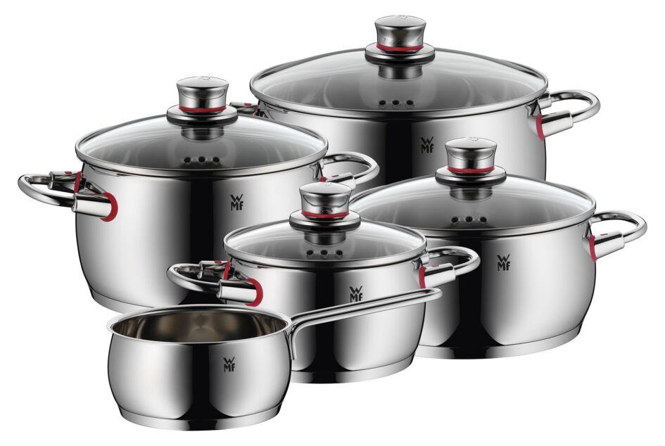 WMF Quality One Topfset Induktion 5-teilig, Kochtopf Set, Cromargan Edelstahl