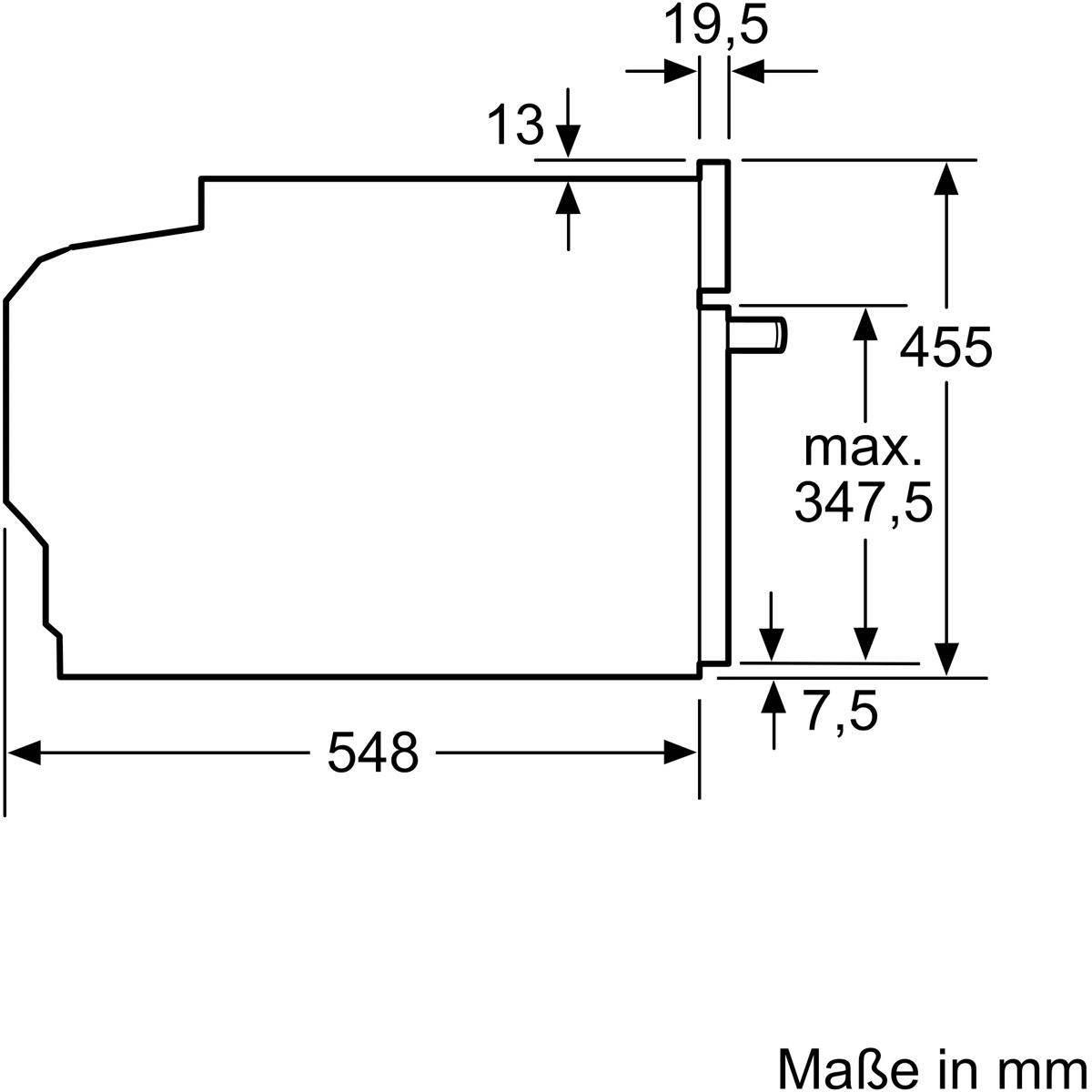 Bosch CBG7741B1 Serie 8 EEK: A+ Einbau-Kompaktbackofen, 60cm breit, 47l, Home Connect, Air-Fry, Pyrolyse, schwarz