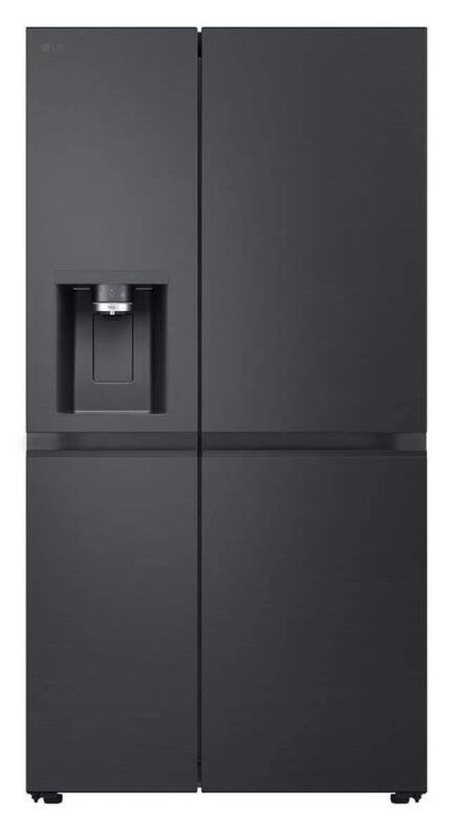 LG GSLE91EVAC Side-by-Side Kühlkombination Freistehend 628 l Schwarz