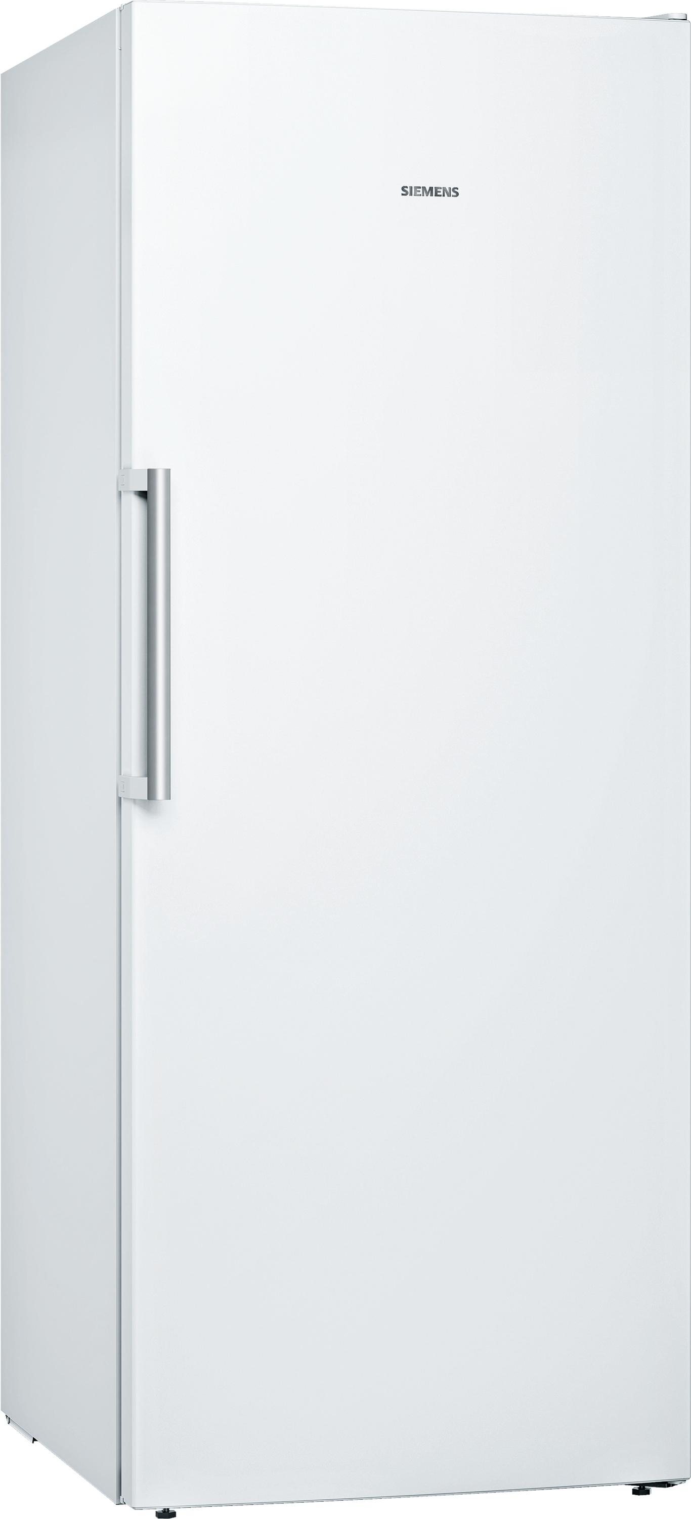 Siemens GS54NAWCV iQ500 Stand Gefrierschrank, 328 L, 70 cm breit, NoFrost, freshSense, bigBox, multiAlarm-System, weiß