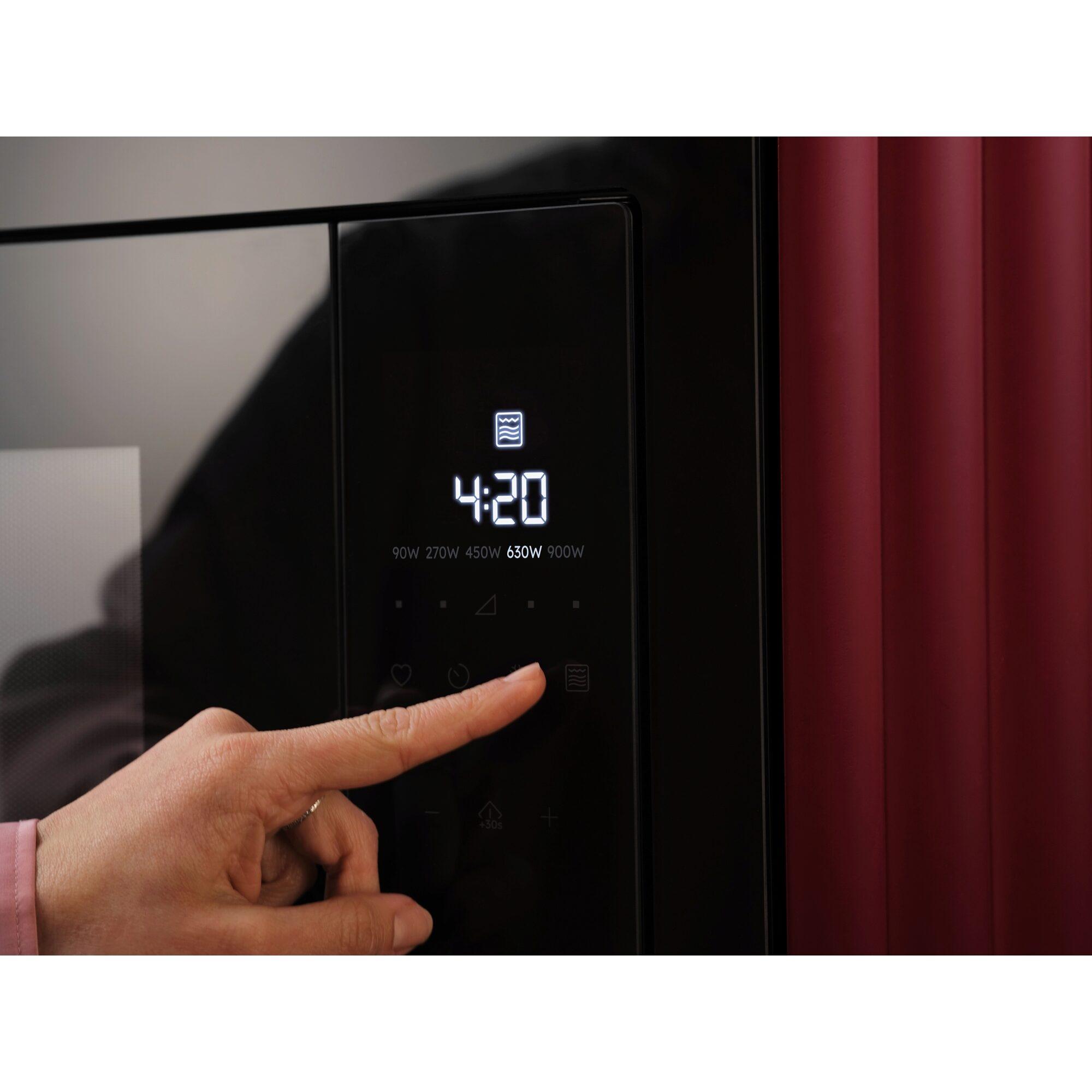AEG TMS5G25IEM Schwarz, Edelstahl Solo-Mikrowelle Integriert 25 l 900 W