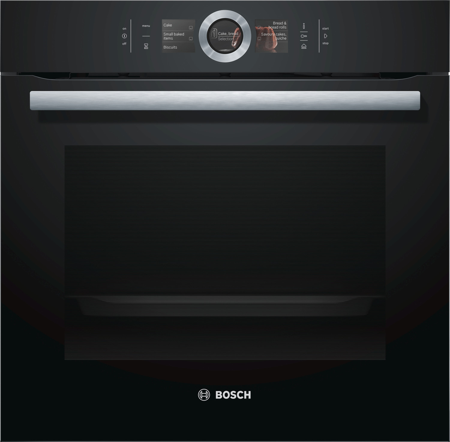 Bosch HSG636BB1 Serie 8 Backofen Elektro 4D Heißluft / Dampfbackofen, schwarz, A