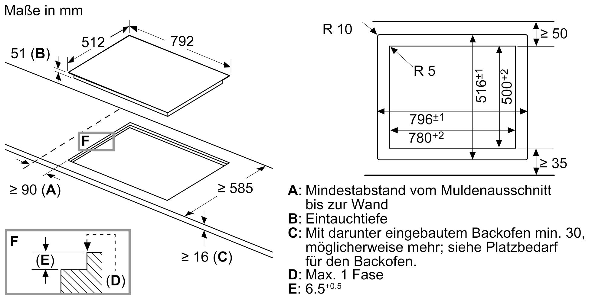 Siemens ET801LMP1D iQ500 Autarkes Glaskeramik Kochfeld, Glaskeramik, 80 cm breit, reStart, Kombi-Zone, schwarz
