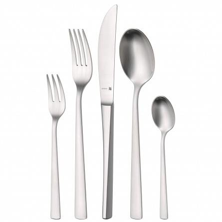 WMF Corvo Besteckset 6 Personen, 30-teilig, Hohlheftmesser, Cromargan protect Edelstahl mattiert WMF Corvo Besteckset 6 Personen, 30-teilig, Hohlheftmesser, Cromargan protect Edelstahl mattiert