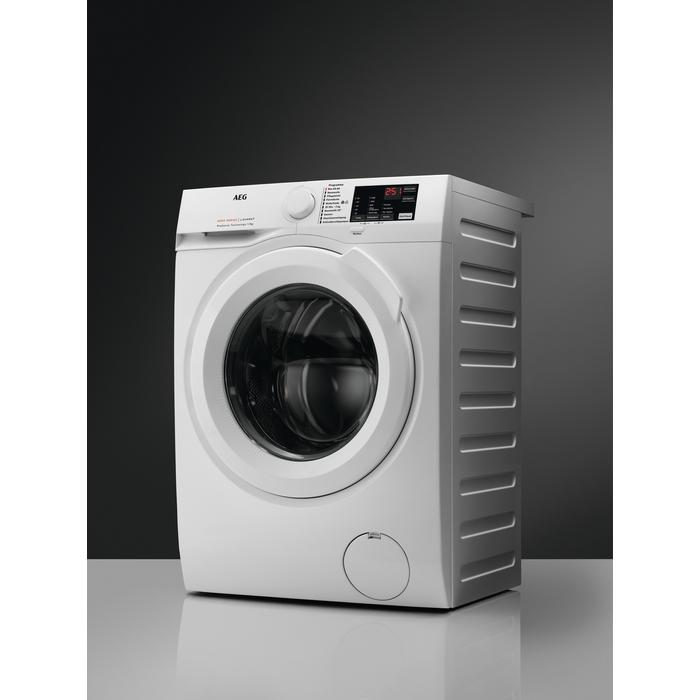 AEG L6FBA51480 8kg Frontlader Waschmaschine, 60 cm breit, 1400U/Min, Nachlegefunktion, A