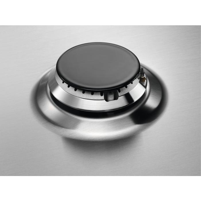 AEG HGB64420SM Gaskochfeld Autark 60 cm Silber 4 Brenner Edelstahl