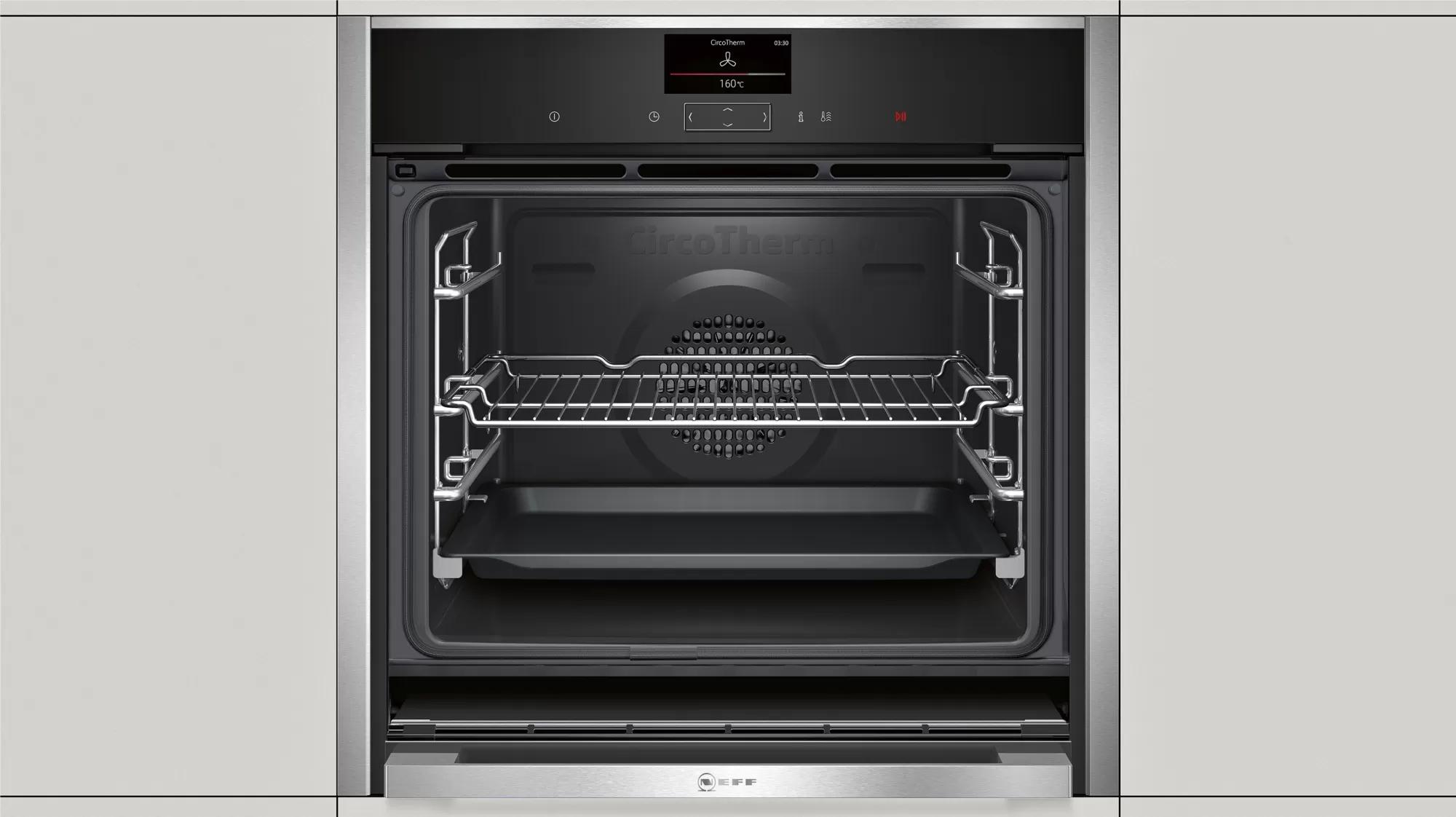 NEFF B57CS24H0 N90 Einbau - Backofen, Pyrolyse und Hydrolyse, A