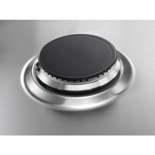 AEG HGB64420SM Gaskochfeld Autark 60 cm Silber 4 Brenner Edelstahl