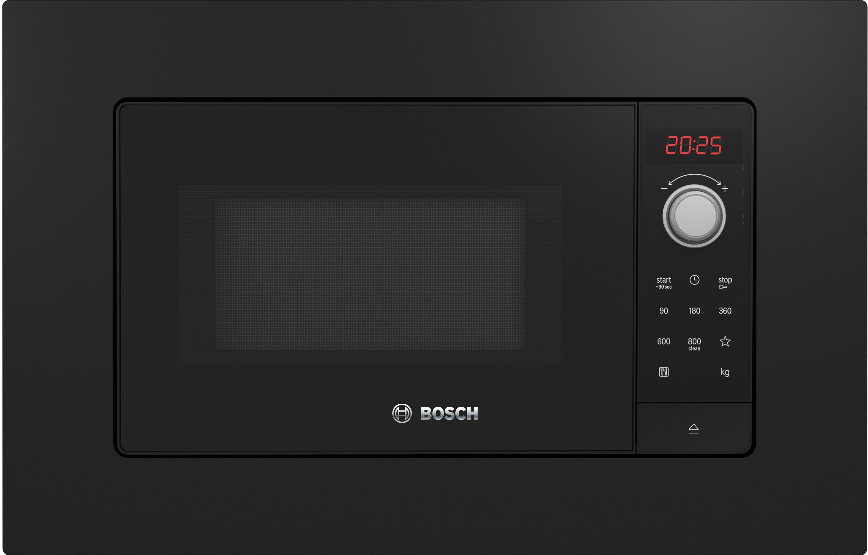 Bosch BFL623MB3 Einbau-Mikrowelle, 38 x 60 cm, 800 W, Türanschlag Links