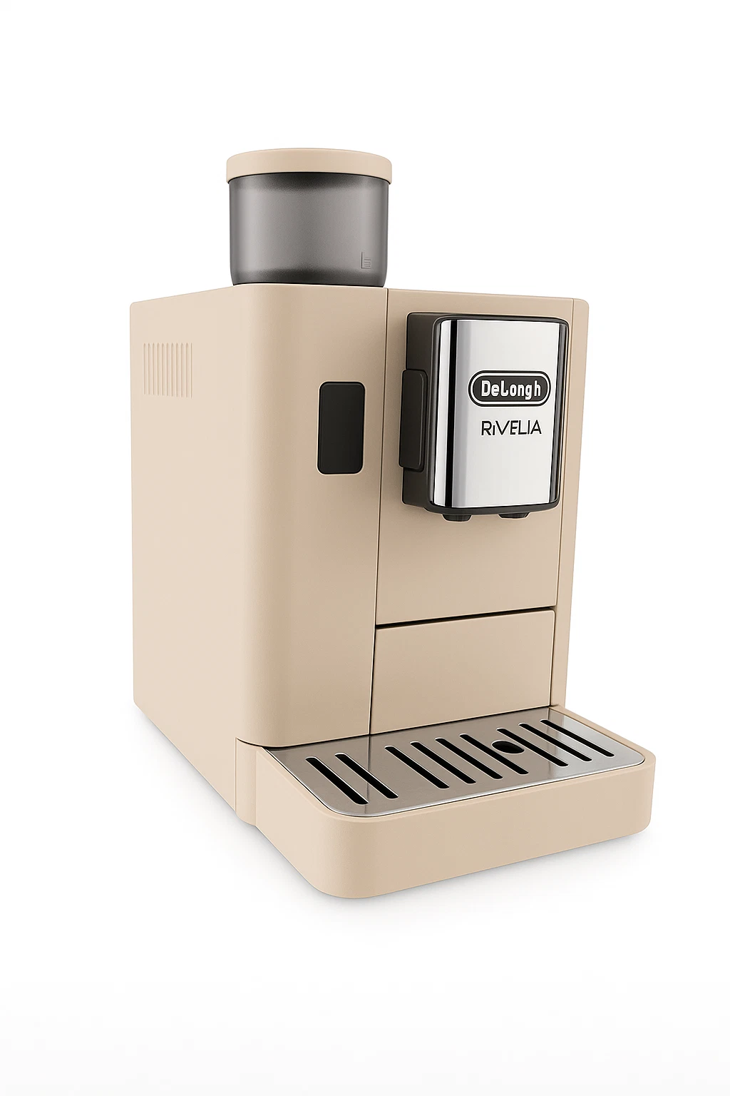 Delonghi EXAM440.55.BG Kaffeevollautomat Rivelia Sand Beige, mit Milchsystem & Touchscreen