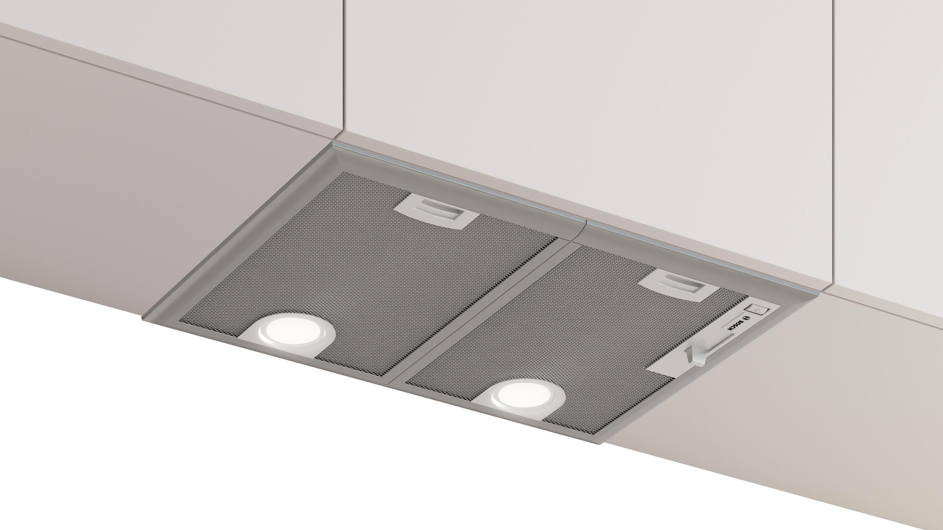 Bosch DHL555BM Serie 4, Dunstabzugshaube, 53 cm, Silber, metallisch