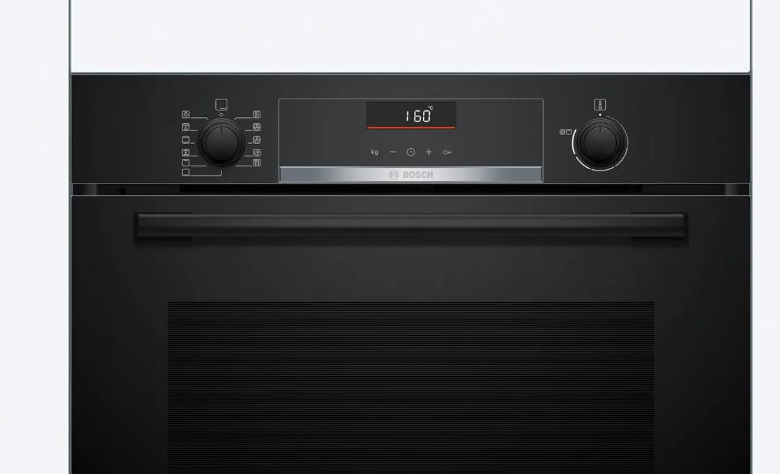 Bosch HBG536EB4 Backofen mit Air Fry Versenkknebel und 3D-Heißluft Plus