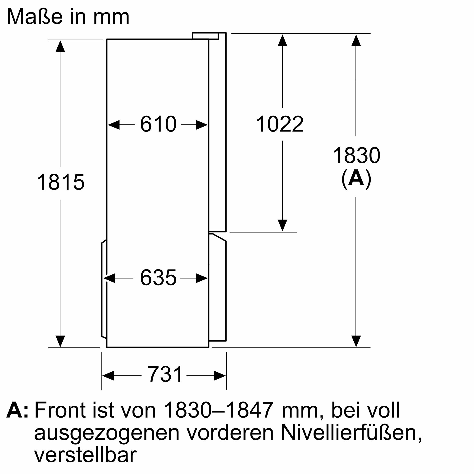 Siemens KF96DPXEA iQ700, Kühl-Gefrier-Kombination, mehrtürig, 183 x 90.5 cm, Gebürsteter schwarzer Stahl AntiFingerprint, Total noFrost