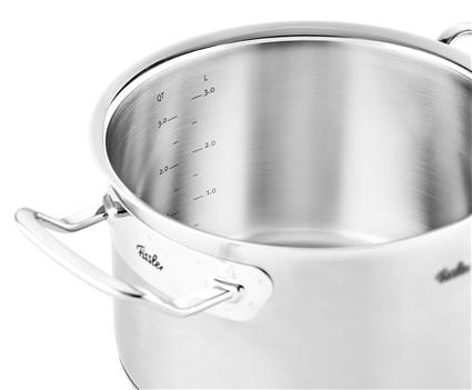 Fissler Original-Profi Collection Kochtopf 24 cm (mit Metalldeckel) Induktionsgeeignet, aus Edelstahl