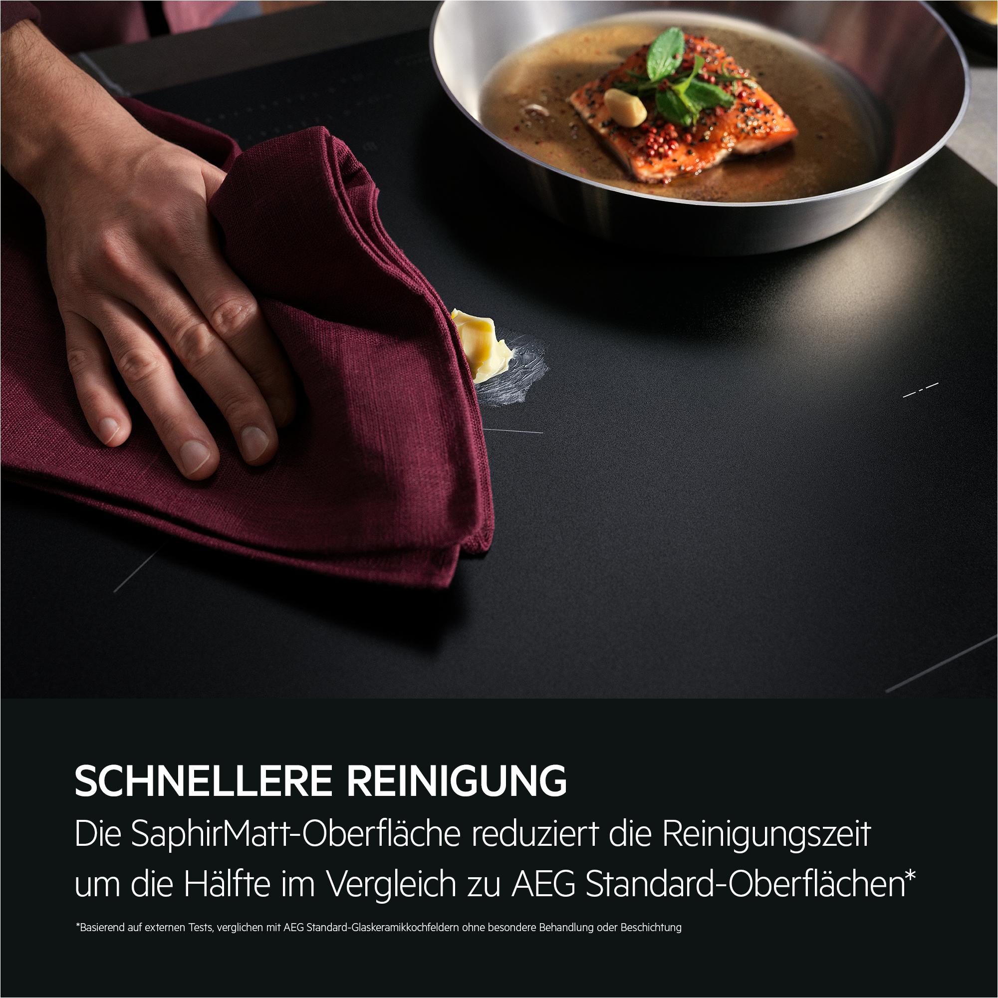 AEG TI64IB1FIZ Induktionskochfeld 60cm SaphirMatt SenseBoil