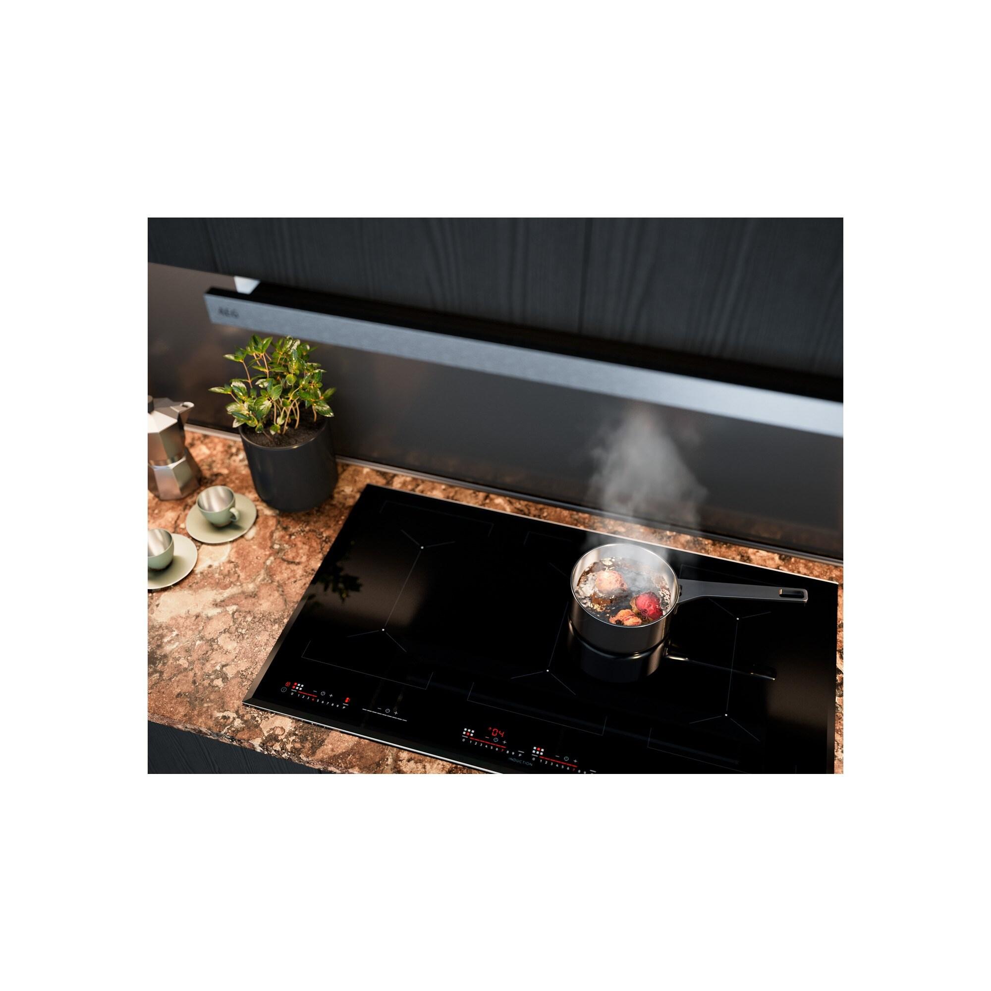 AEG DPE5660M Flachschirmhaube, 60cm breit, Abluft- und Umluftbetrieb, A