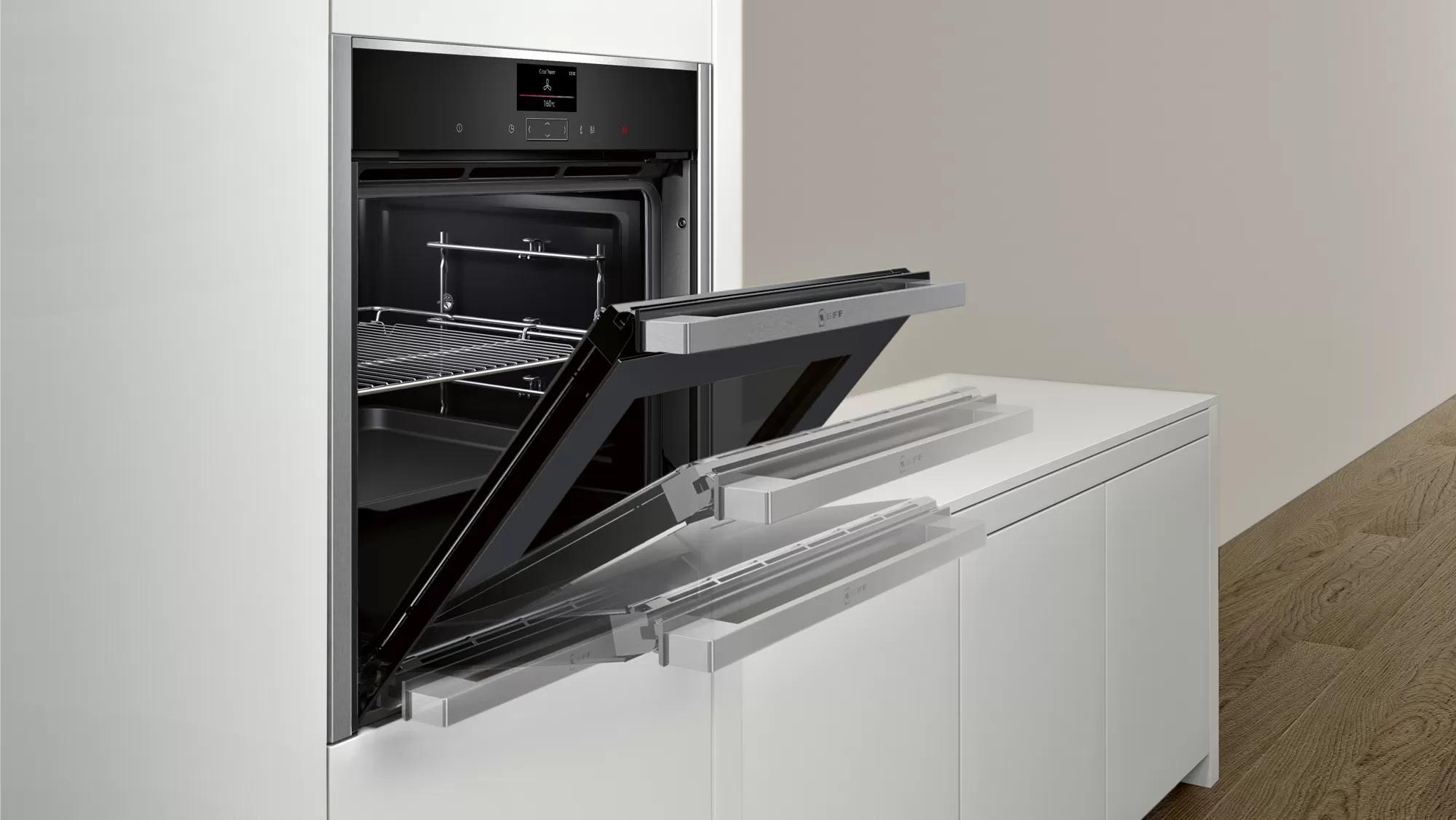 NEFF B57CS24H0 N90 Einbau - Backofen, Pyrolyse und Hydrolyse, A