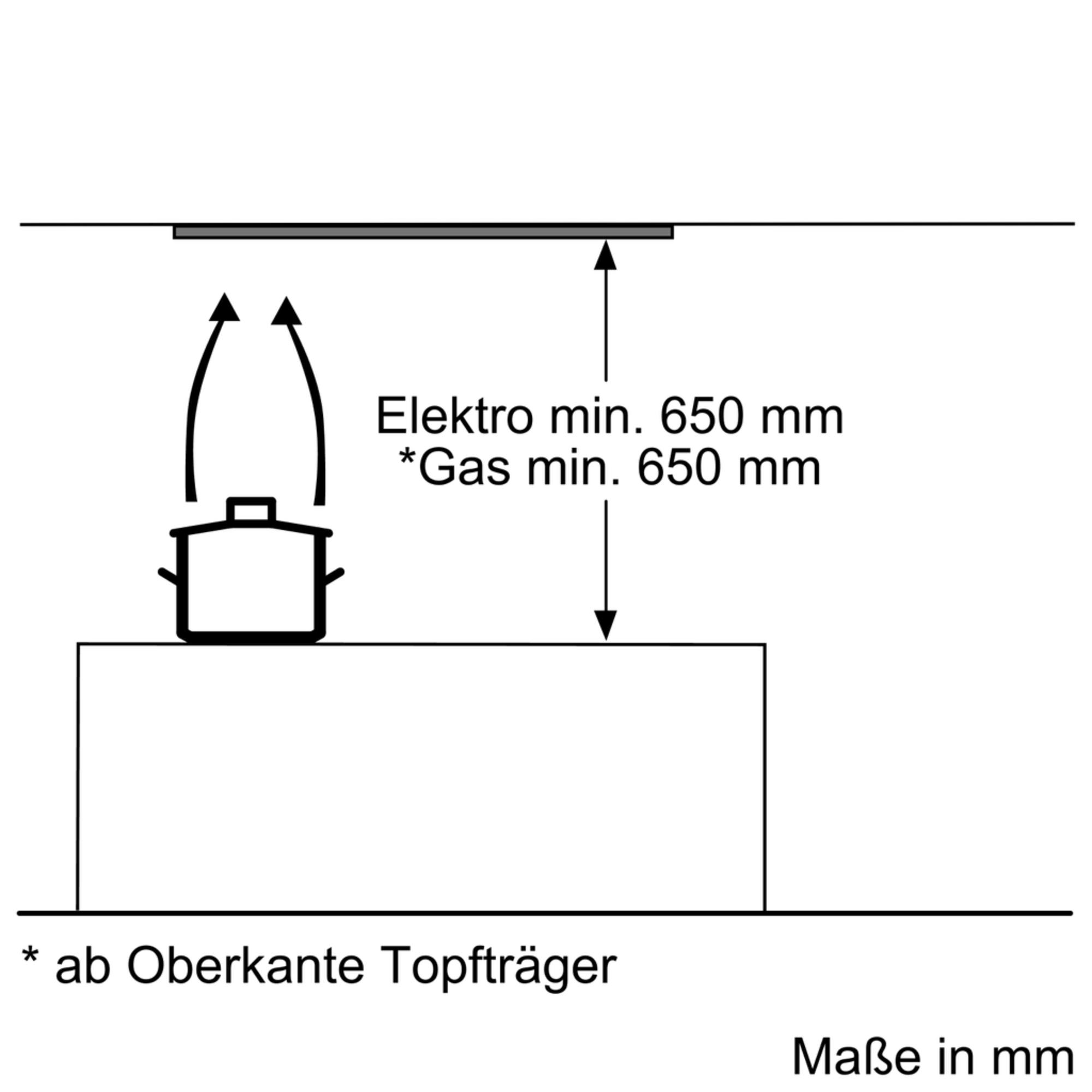 Siemens LB55566 iQ300, Lüfterbaustein, Dunstabzugshaube 53 cm, Silbermetallic