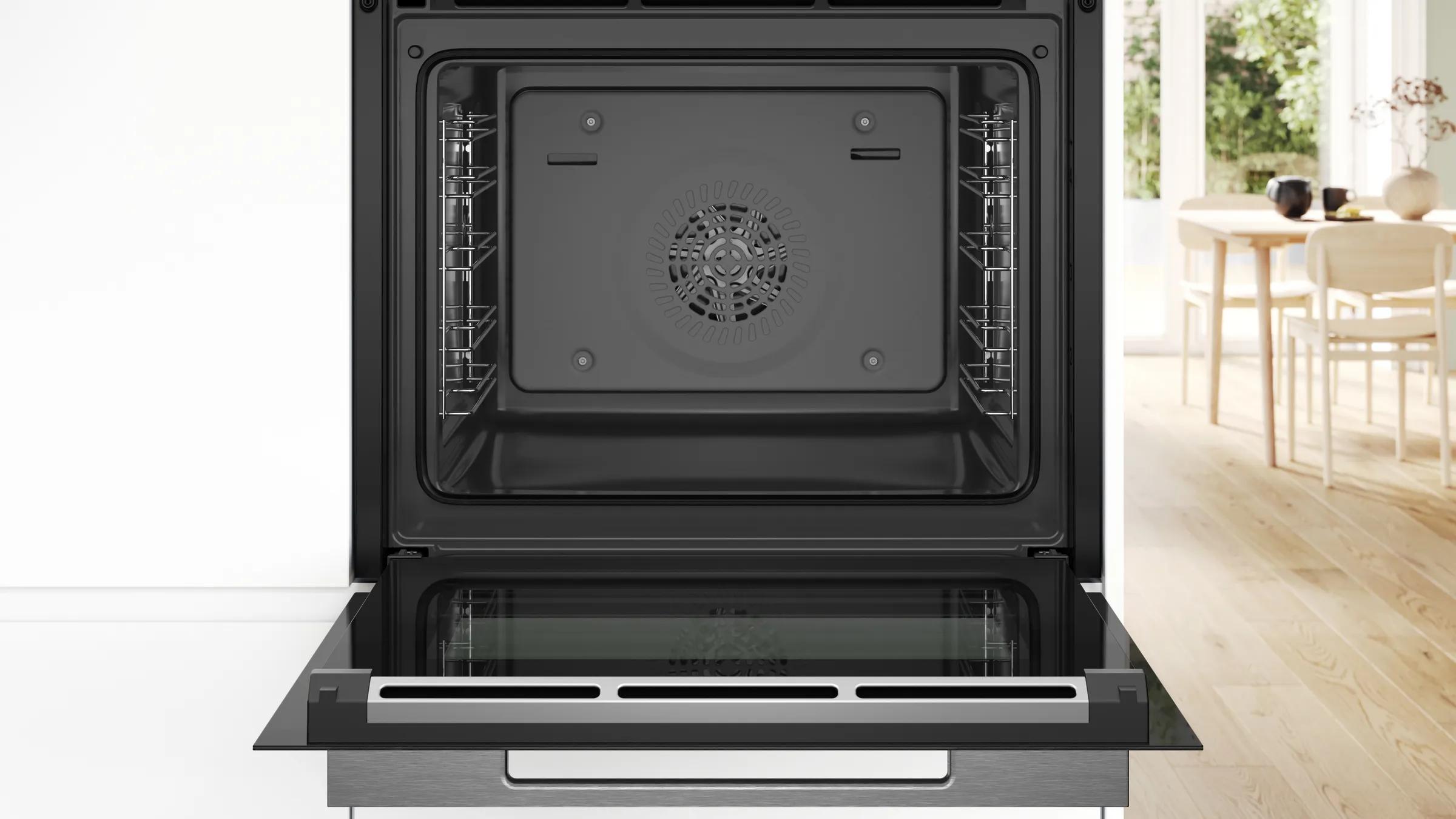 Bosch HBG7341W1 Serie 8 EEK: A+ Einbau-Backofen, 71l, Air Fry, Home Connect, weiß