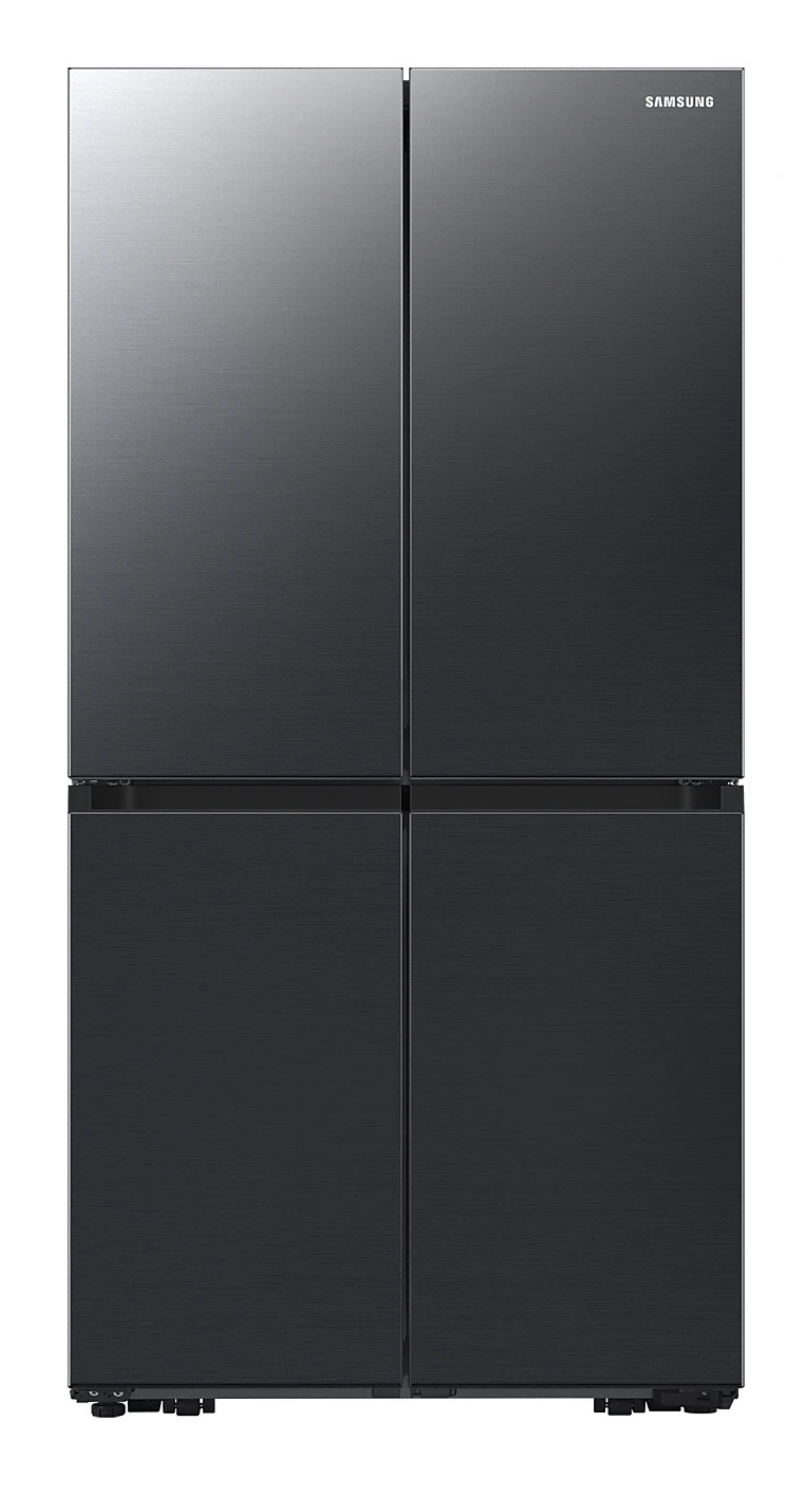 Samsung RF65DG960ESGEF Stand Side-by-Side Kombination 4-Türen French Door, 91,2 cm breit, 636 L, NoFrost+, WiFi Black Caviar