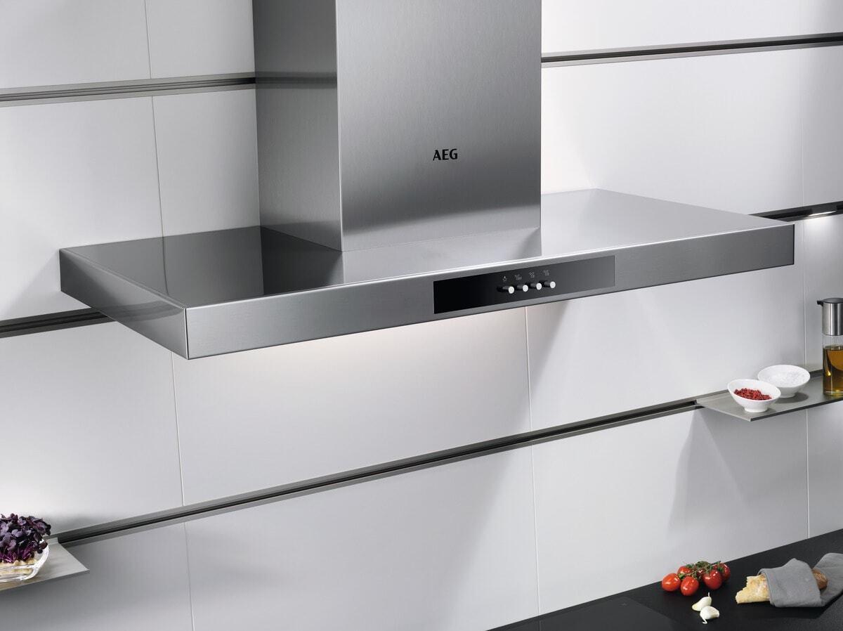 AEG DBB3951M Dunstabzugshaube Wandmontiert Edelstahl 600 m³/h 90cm