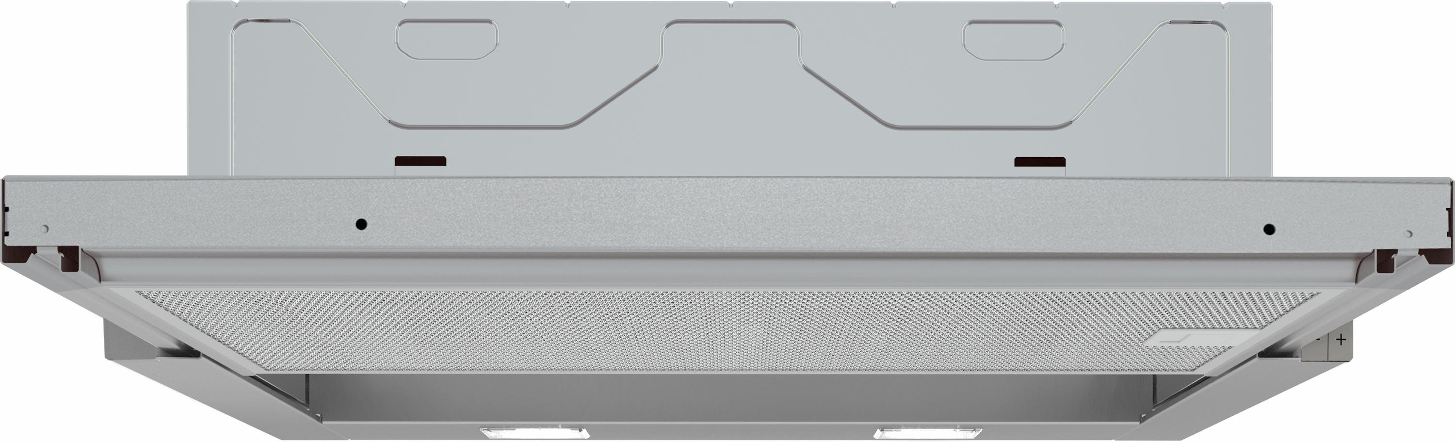 Bosch DFL064A52 Flachschirmhaube, 60cm breit, Ab-/Umluft, EcoSilence Drive, silbermetallic, A