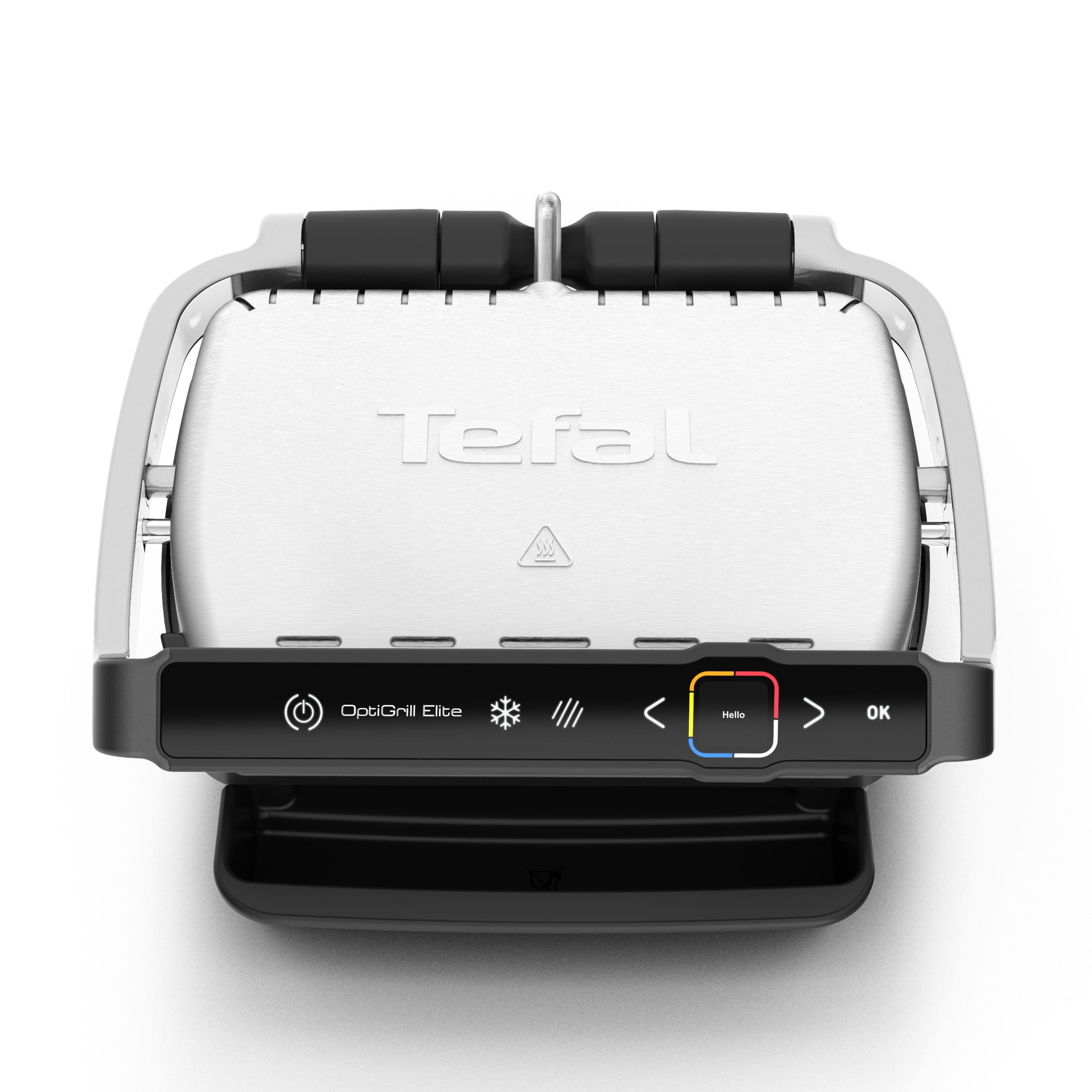 Tefal GC750D OptiGrill Elite Kontaktgrill 2000W, digitales Display