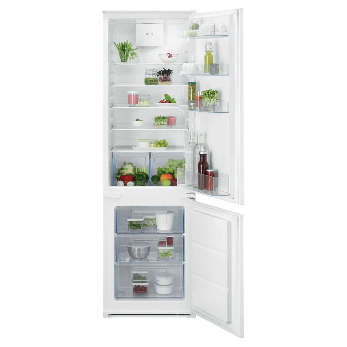 AEG OSC5D181ES Series 5000 Einbau Kühl- und Gefrierkombinationen (E, 220 kWh, 1772 mm hoch, Weiß)