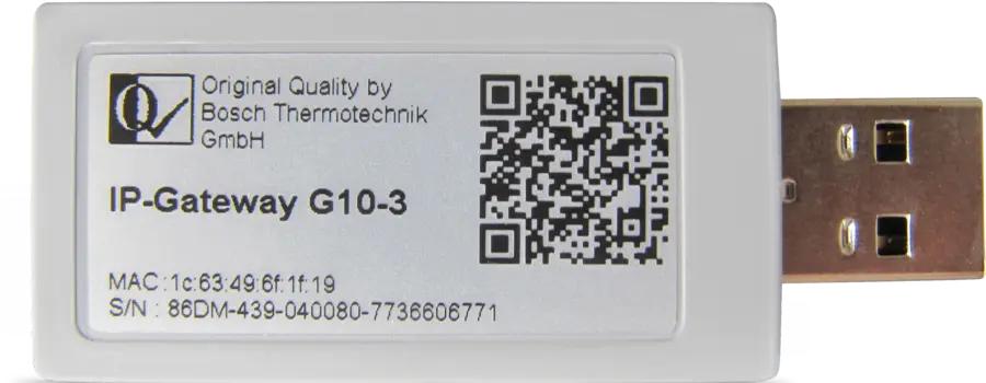 Bosch G 10-3 IP-Gateway – WLAN-Modul für Bosch Split-Klimageräte, App-Steuerung (HomeCom Easy)