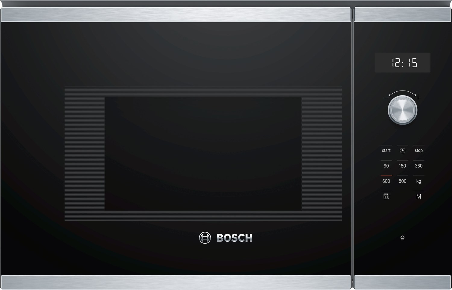Bosch BFL524MS0 Serie 6 Einbau-Mikrowelle / 800 W / Elektronische Türöffnung / Edelstahl