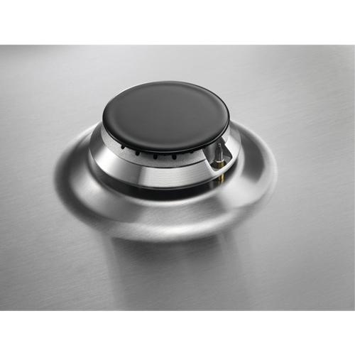 AEG HGB64420SM Gaskochfeld Autark 60 cm Silber 4 Brenner Edelstahl