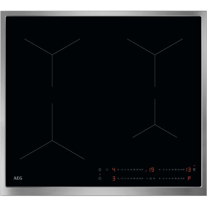AEG TO64IA0FXB Autarkes Induktionskochfeld, Glaskeramik, 60 cm, Topferkennung, Hob²Hood, schwarz