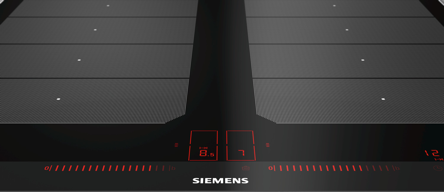 Siemens EX675LXC1E Kochfeld Elektro iq700 / Glaskeramik / 60 cm / Flexible Kochzonen - 2 x VarioInduktion