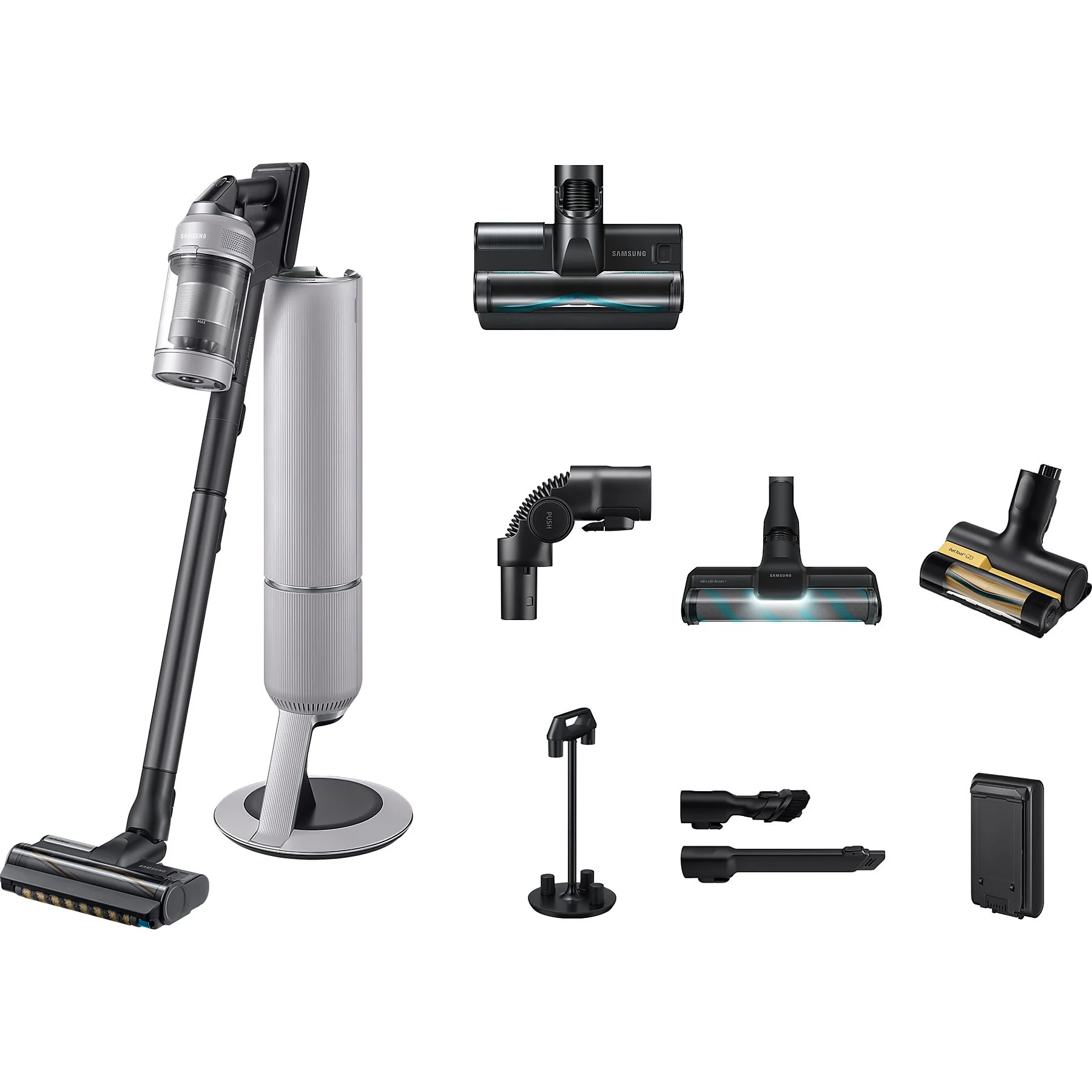 Samsung VS80F28EFP/WD Bespoke AI Jet CompleteClean Stielsauger, Akkubetrieb, 770 Watt