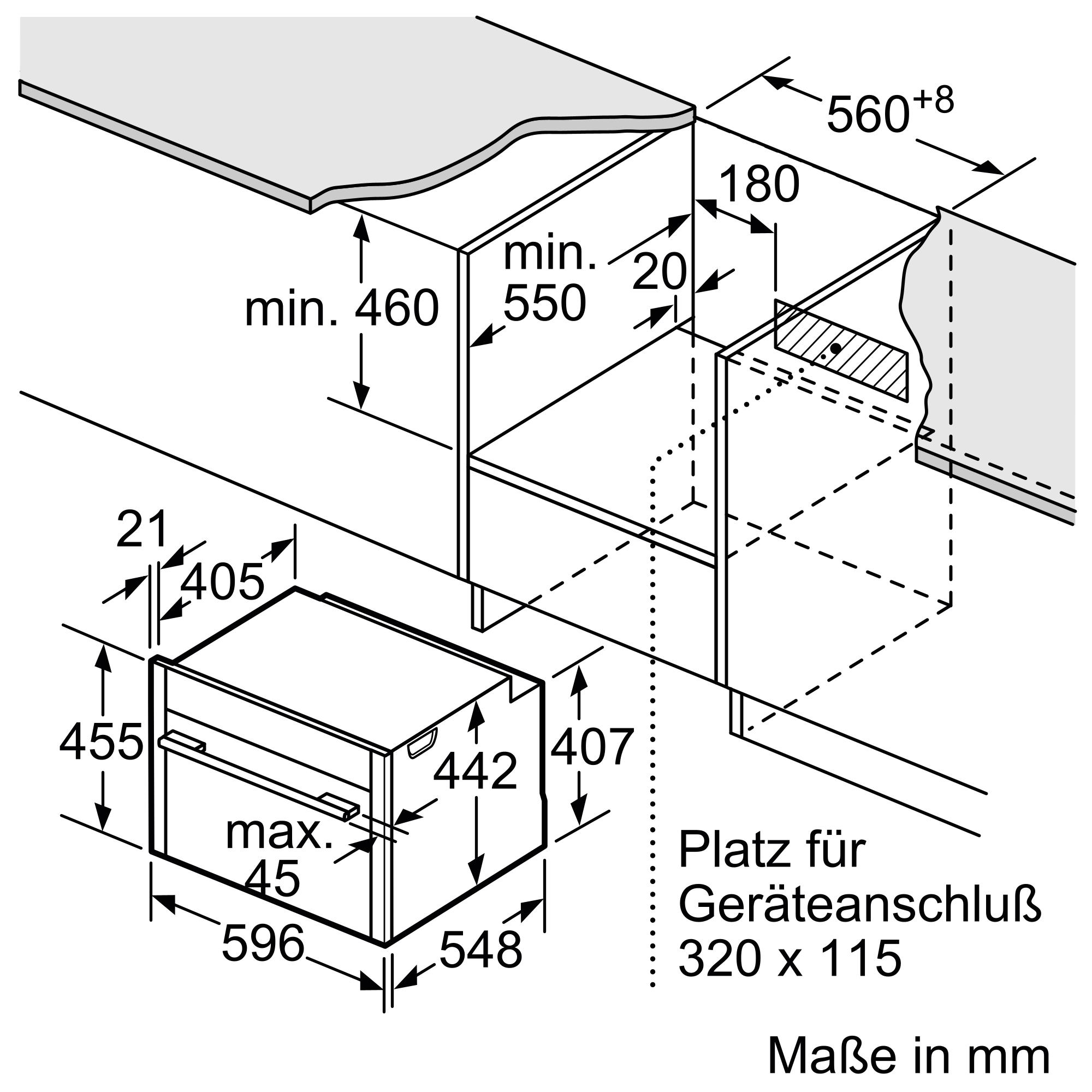 Neff C24MS31N0 N 90, Kompaktbackofen mit Mikrowelle, 60 x 45 cm, Edelstahl