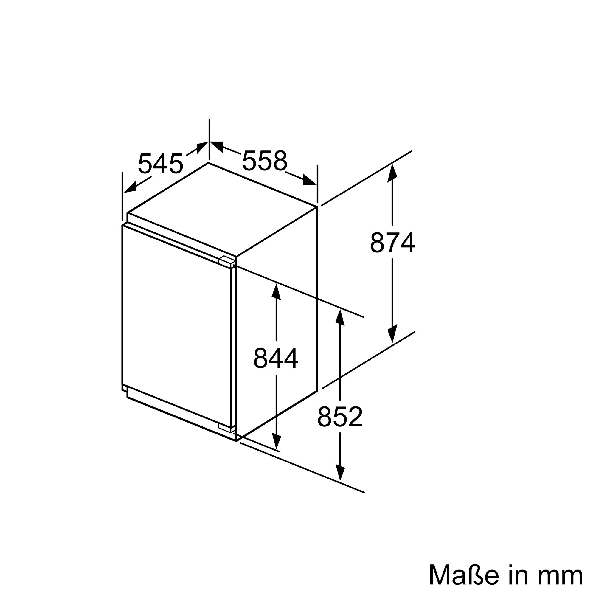Siemens GI21VADD0 iQ500 Einbau Gefrierschrank, Nischenhöhe: 88cm, 95l, Flachscharnier, lowFrost, freshSense