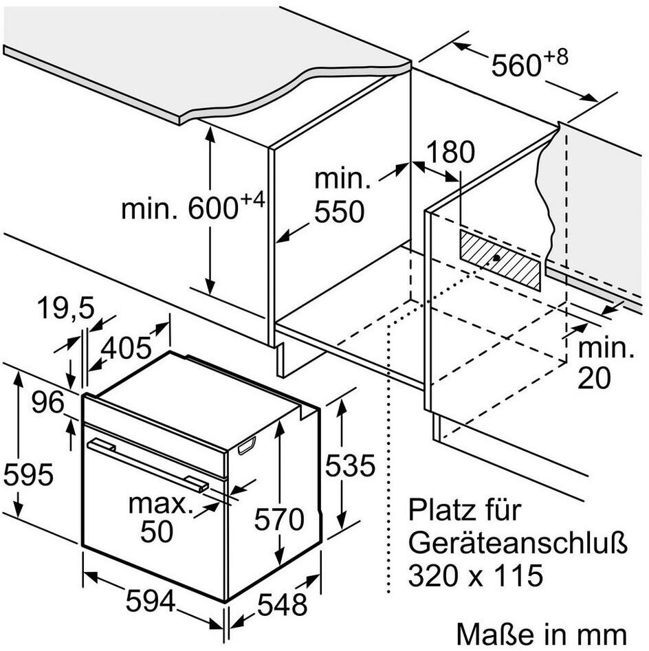 Neff EDX40 N30/N50 Einbauherdset mit Elektrokochfeld (E1CCD2AN3 + M13R42N2), 60 cm breit, 71 L, 7 Heizarten, Edelstahl