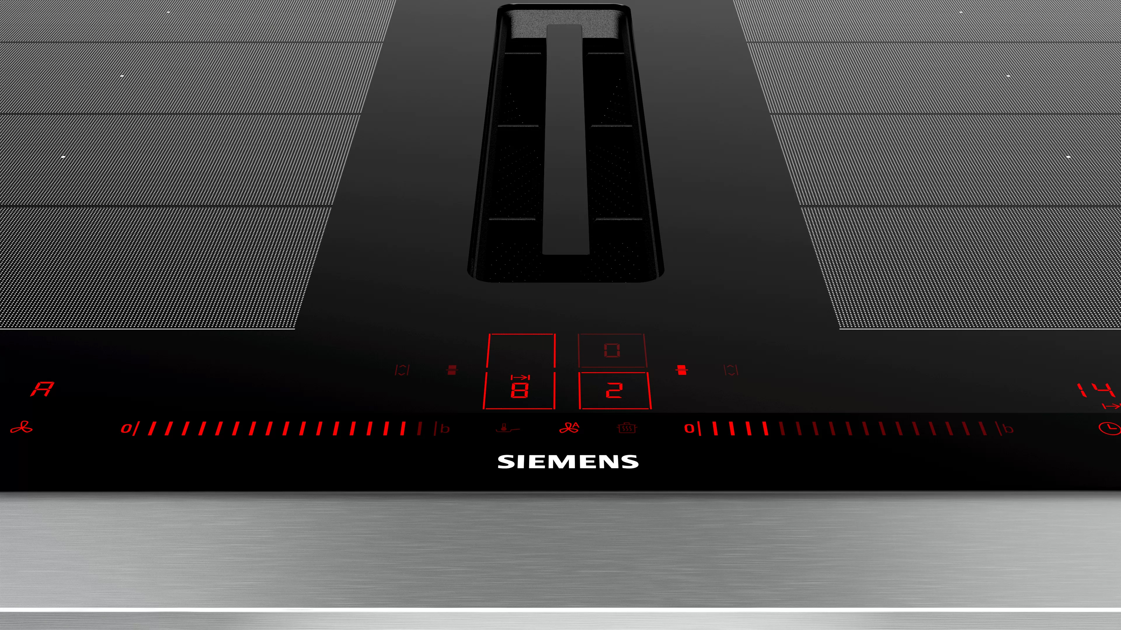 Siemens EX875LX57E Induktions Kochfeld mit integriertem Dunstabzug, B
