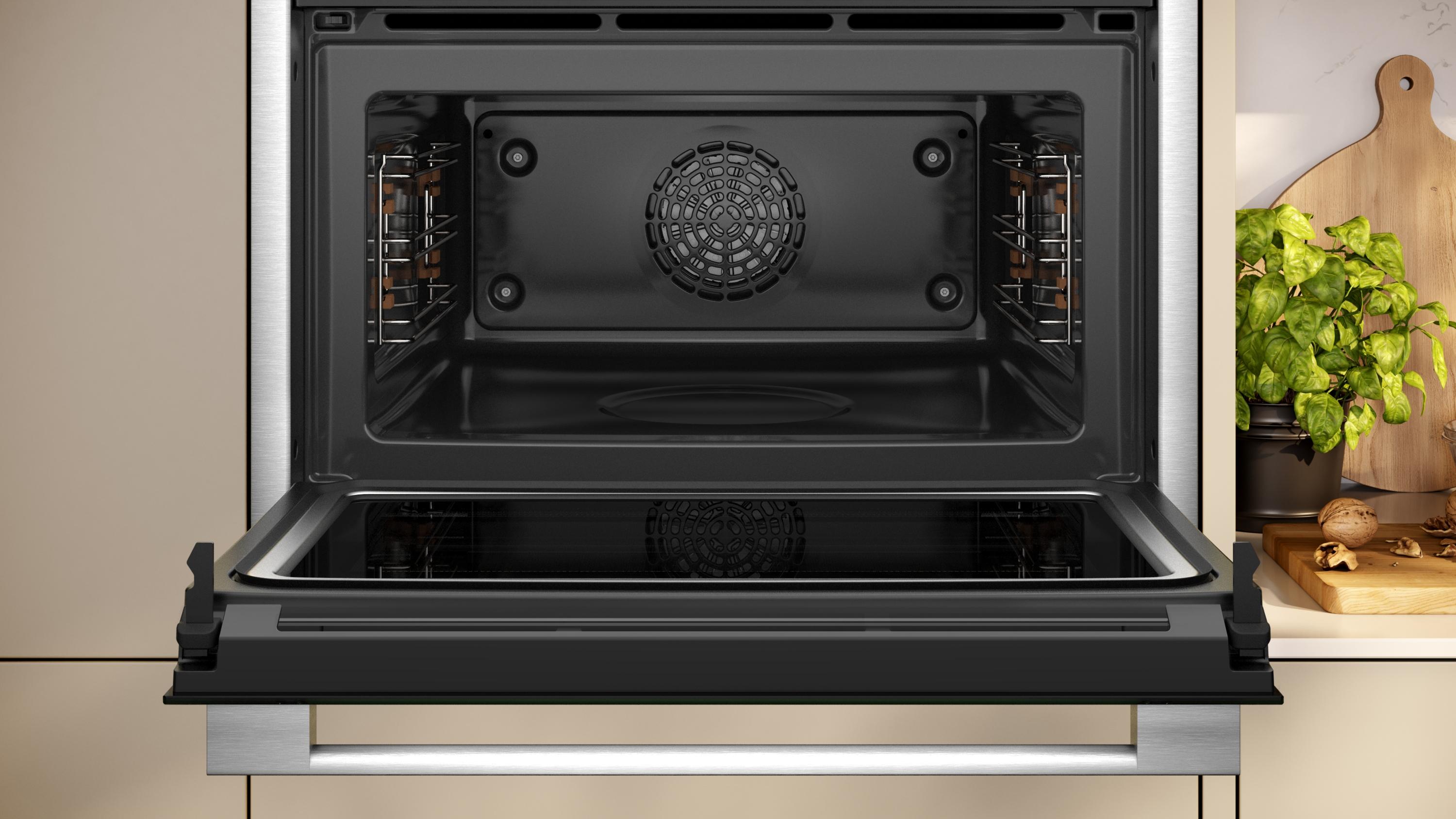 Neff C24MR21N0 N 70, Kompaktbackofen mit Mikrowelle, 60 x 45 cm, Edelstahl