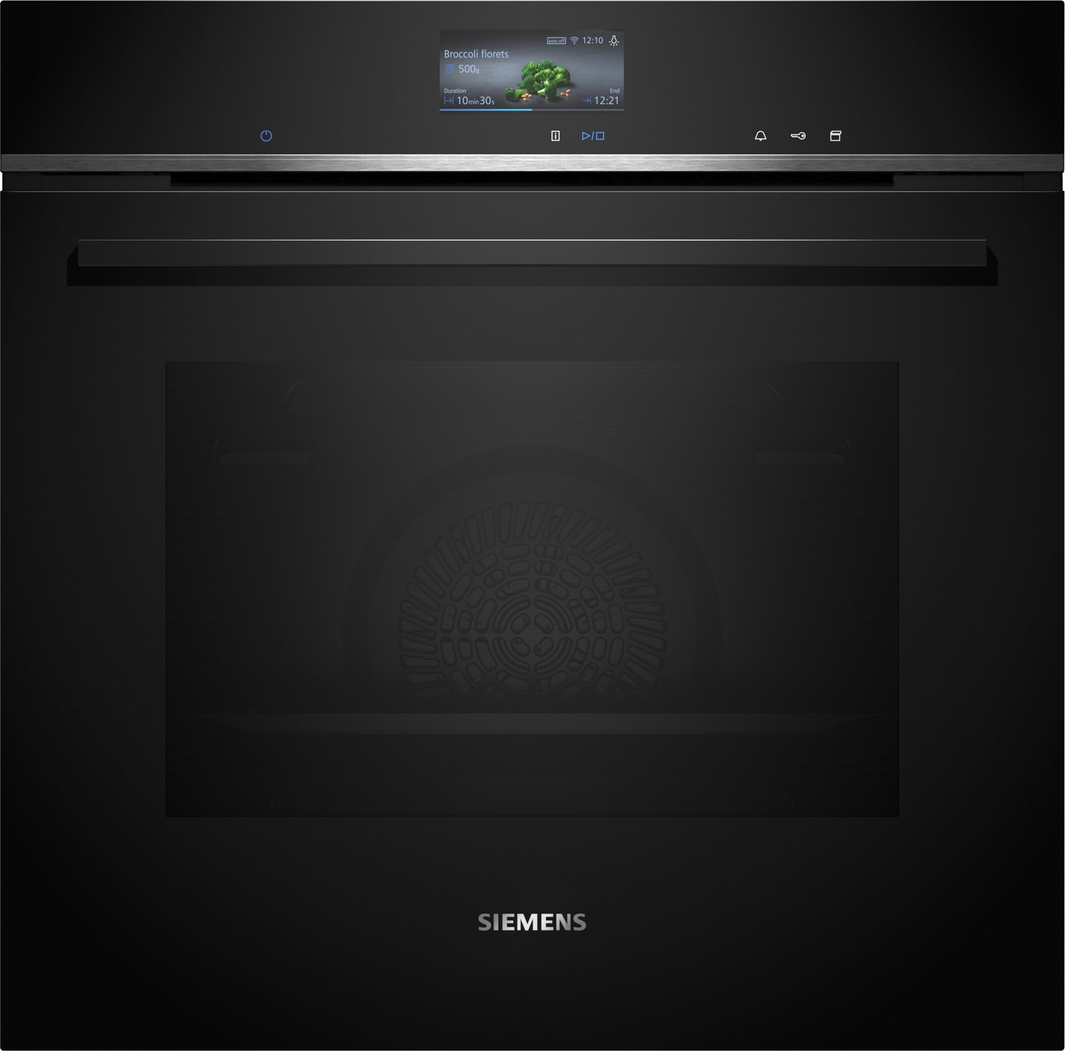 Siemens HR776G1B1 Backofen 71 l 3600 W A+ Schwarz, Edelstahl