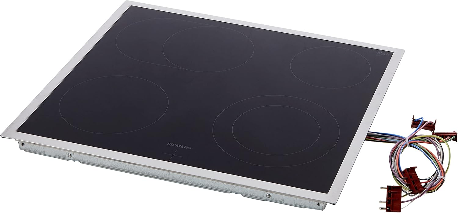 Siemens EA645GN17 iQ300 Elektrokochfeld , herdgebunden, 60 cm, aufliegender Rahmen, 4 highSpeed Kochzonen, Bräterzone und Zweikreiszone