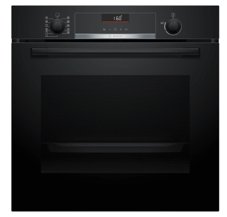 Bosch HBG536EB4 Backofen mit Air Fry Versenkknebel und 3D-Heißluft Plus